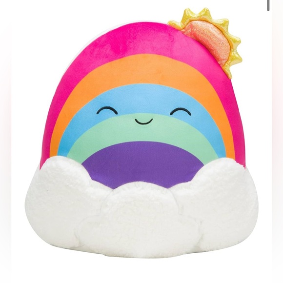 Squishmallows Other - NWOT 8” Belina the Rainbow Cloud Squishmallow — Pride Collection